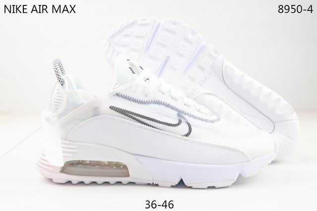 Nike Air Max 2090 Women's Shoes White Black-05